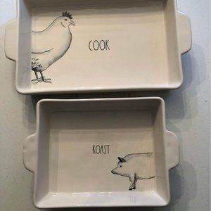 Rae Dunn Farmhouse Roasting/Bakeware